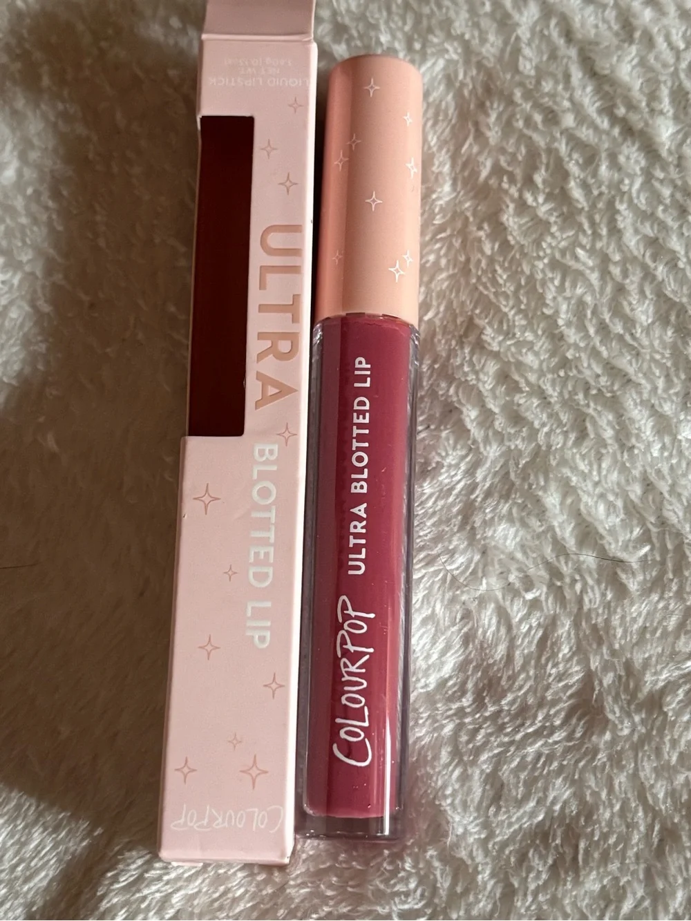 ColourPop Ultra Blotted Lip in KITTEN Liquid Lipstick Med-to-dark Pink NEW inBOX